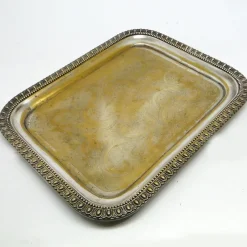 Best Pamono Former Austro-Hungarian Empier Guilloshed Tray from Herrmann, 1890s