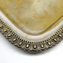 Best Pamono Former Austro-Hungarian Empier Guilloshed Tray from Herrmann, 1890s