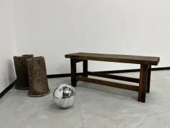 Pamono Former French Workbench in Oak, 1950s><noscript><img width=