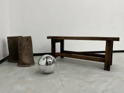 Pamono Former French Workbench in Oak, 1950s><noscript><img width=