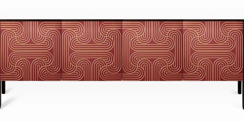 Pamono Four Door Loop Sideboard by Nell Beale> Storage