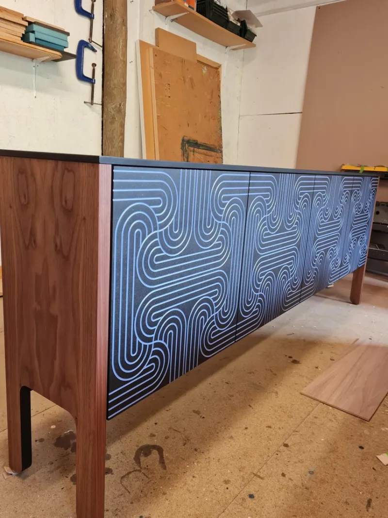 Pamono Four Door Loop Sideboard by Nell Beale> Storage