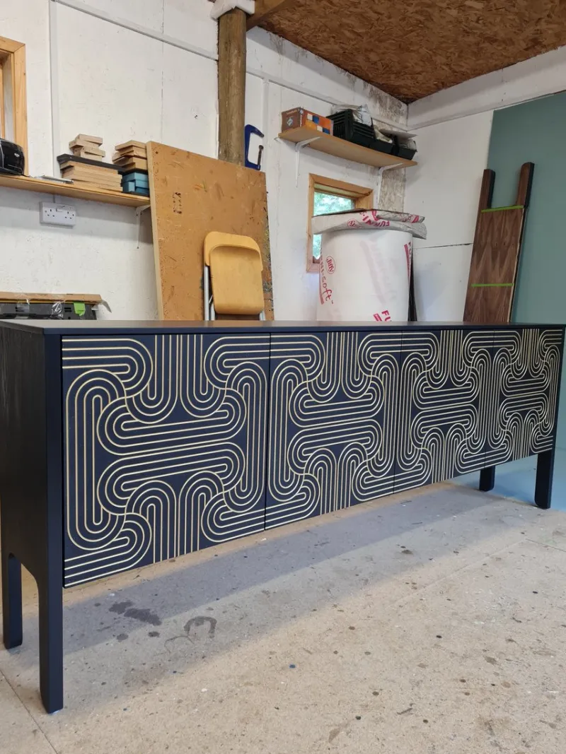 Pamono Four Door Loop Sideboard by Nell Beale> Storage
