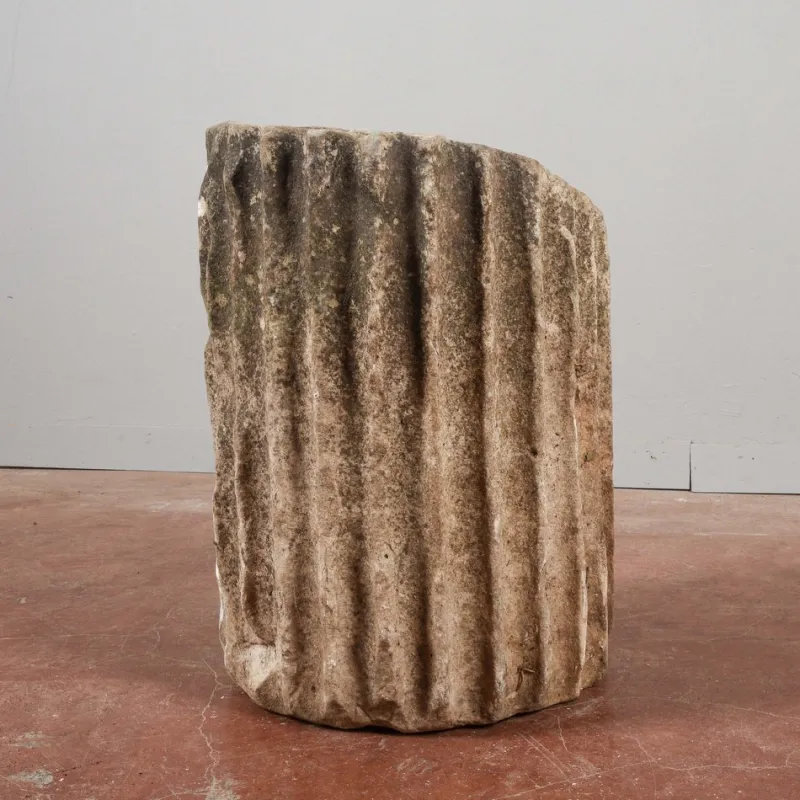 Best Pamono Fragment of Ancient Fluted Column