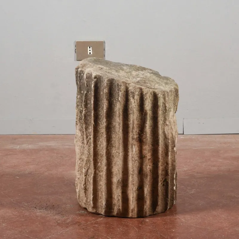 Best Pamono Fragment of Ancient Fluted Column