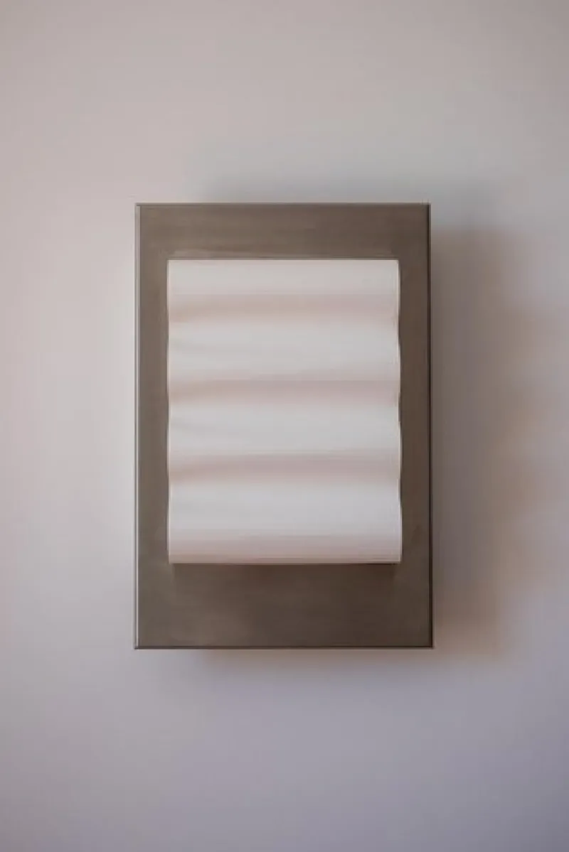 Clearance Pamono Frame Alu Brut S Wall Lamp by Violaine d'Harcourt