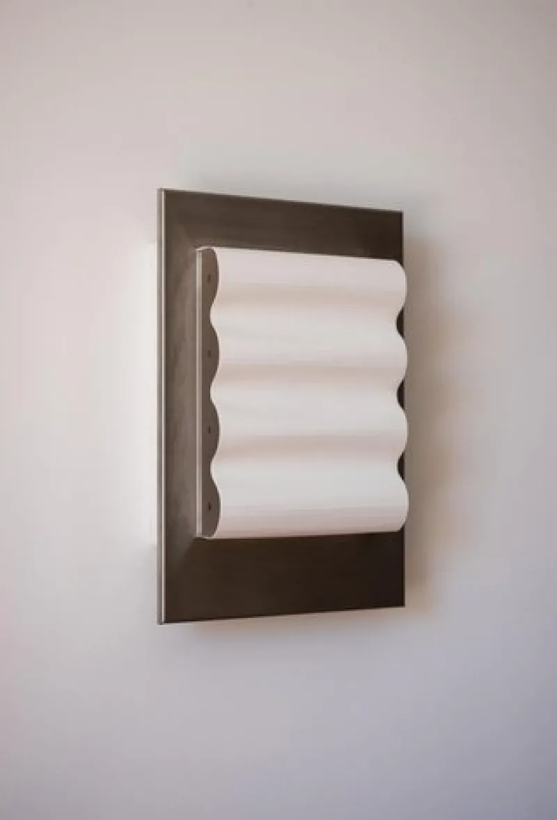 Clearance Pamono Frame Alu Brut S Wall Lamp by Violaine d'Harcourt