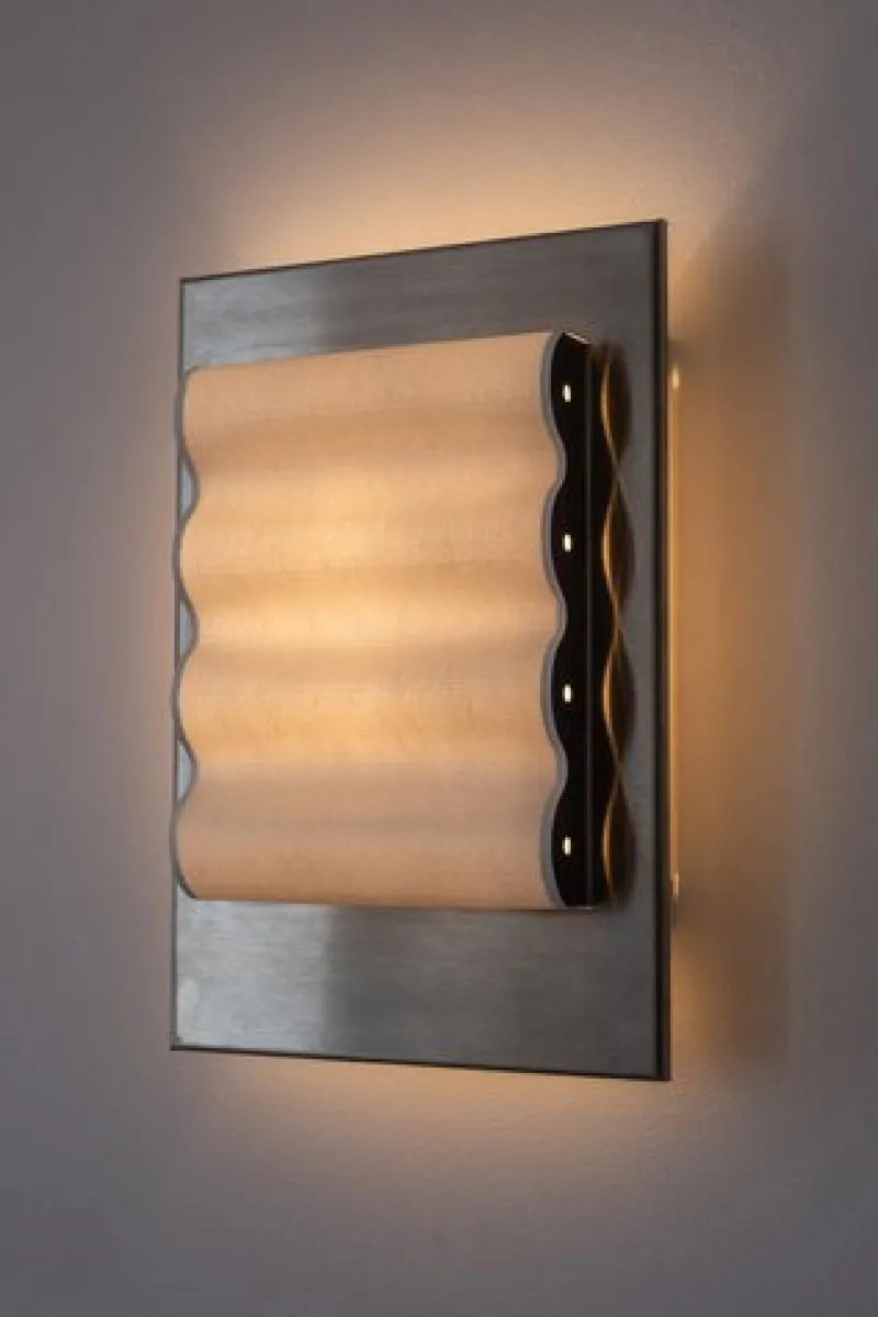 Clearance Pamono Frame Alu Brut S Wall Lamp by Violaine d'Harcourt
