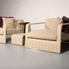 Pamono Frame Your Comfort Lounge Chairs and Table from Paola Lenti, 2000s, Set of 3> Living Room Sets