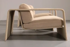 Pamono Frame Your Comfort Lounge Chairs and Table from Paola Lenti, 2000s, Set of 3> Living Room Sets