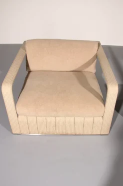 Pamono Frame Your Comfort Lounge Chairs and Table from Paola Lenti, 2000s, Set of 3><noscript><img width=