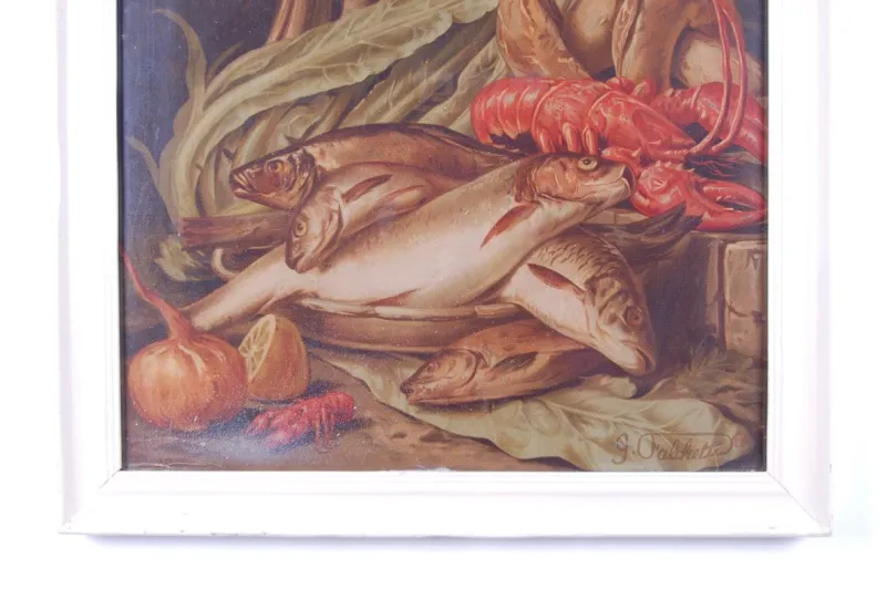 Pamono Framed Chromolithographs from Giuseppe Falchetti, 1950s, Set of 4