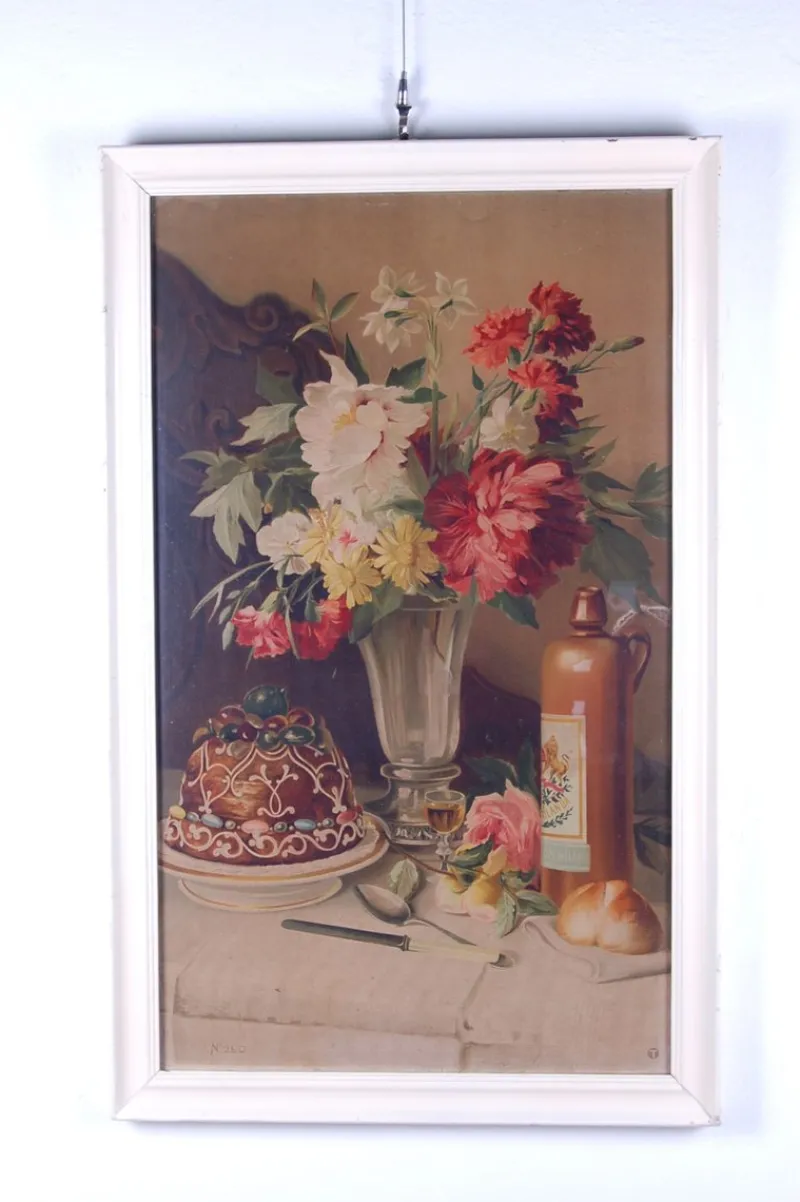 Pamono Framed Chromolithographs from Giuseppe Falchetti, 1950s, Set of 4