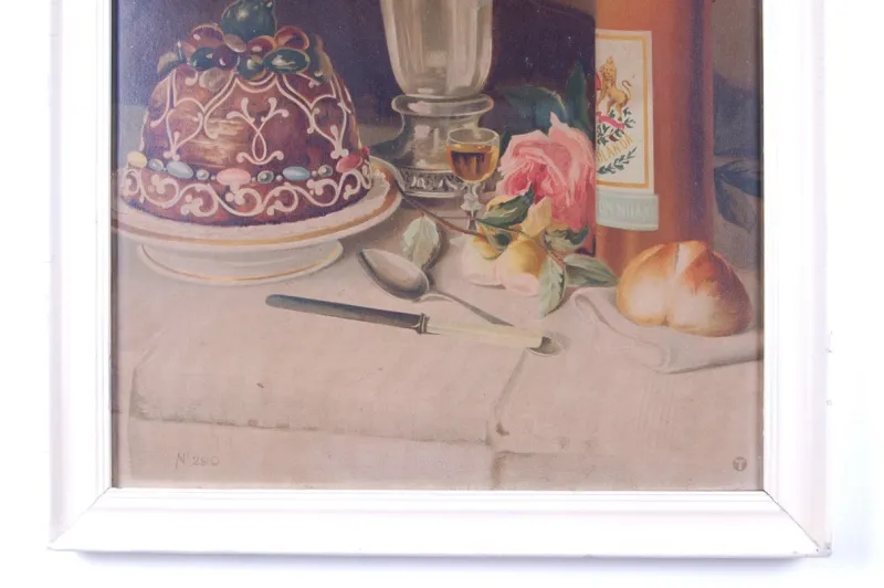 Pamono Framed Chromolithographs from Giuseppe Falchetti, 1950s, Set of 4