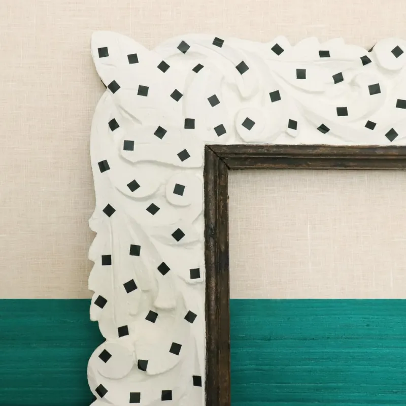 Outlet Pamono Framed Confetti Restyled Carved Wood Frame by Habitat Improver