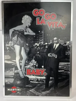 Best Pamono Framed Go Go La Vita, Baby Martini Advertising Poster, 1995