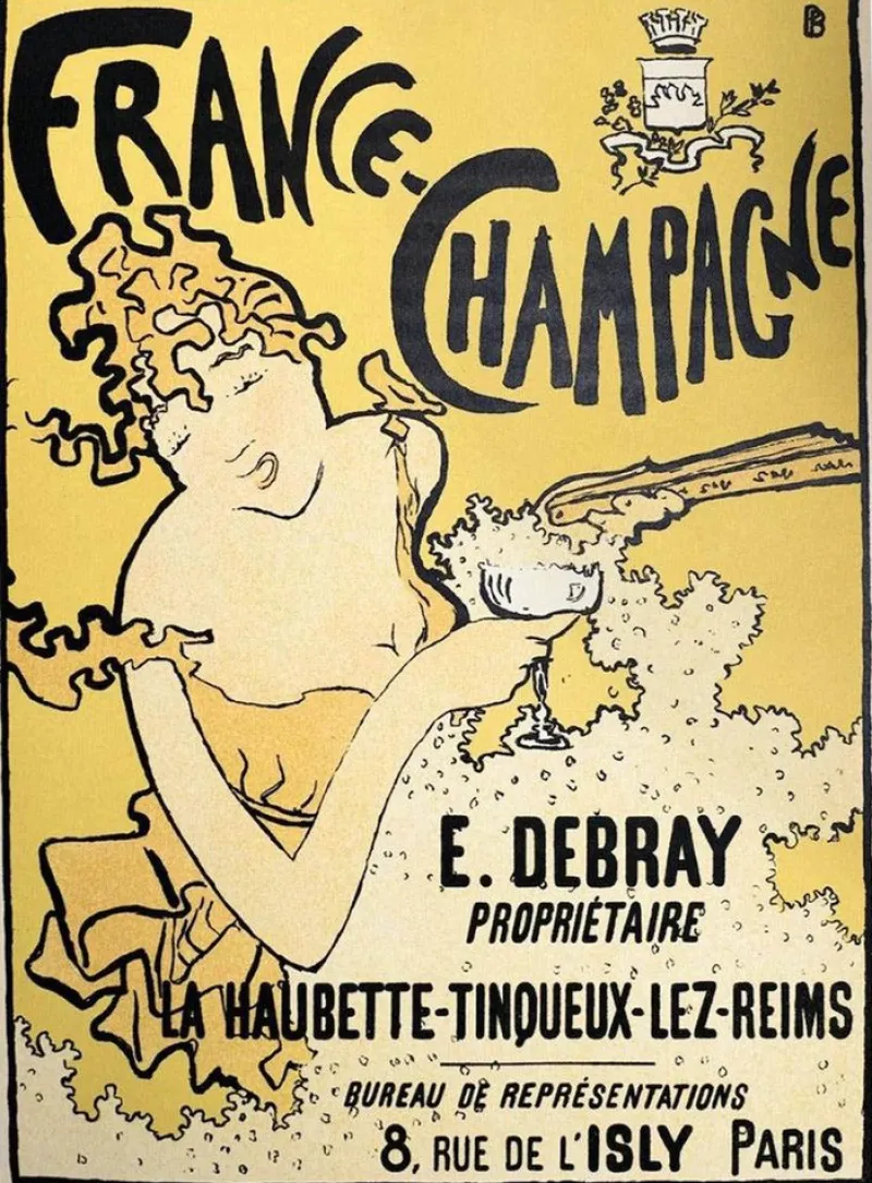 Clearance Pamono France Champagne Poster, 1891