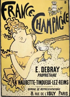Clearance Pamono France Champagne Poster, 1891