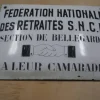 Hot Pamono France Trade Union Metal Plaque, 1920s