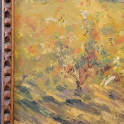 Pamono Francesc d'Assis Planas Doria, Catalan School, Setembre, 20th Century, Oil on Canvas, Framed