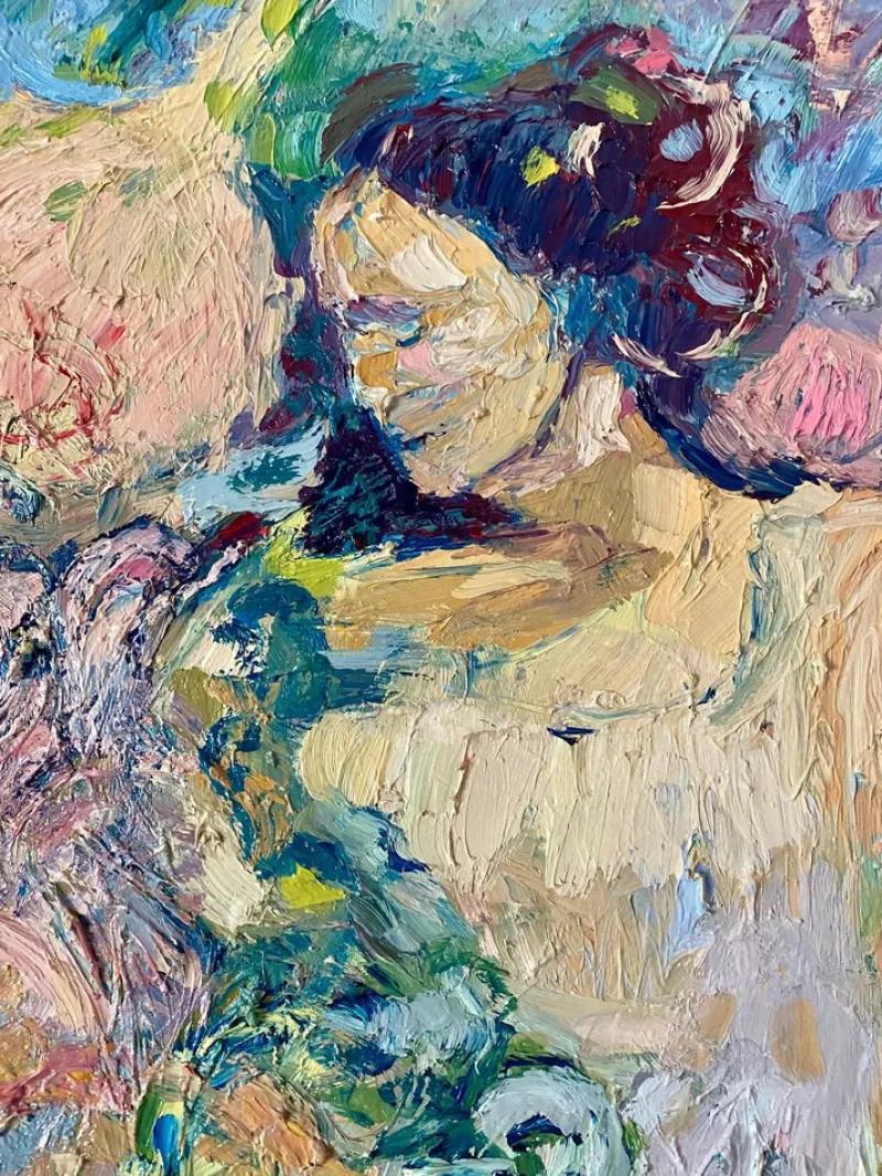 Online Pamono Francesca Owen, Only Butterflies Roam Free, Oil Painting, 2024
