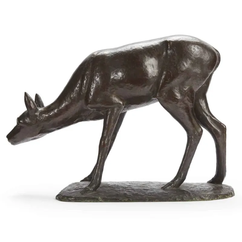 Hot Pamono Francesco Buonapace, Fawn, 1930, Bronze