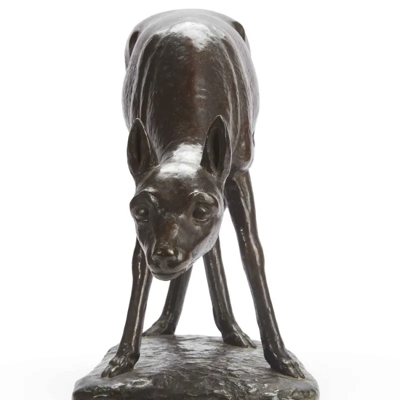 Hot Pamono Francesco Buonapace, Fawn, 1930, Bronze