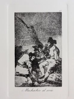 Outlet Pamono Francisco de Goya, Los Caprichos, Plate 10, Etching