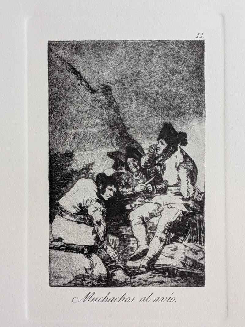 New Pamono Francisco de Goya, Los Caprichos, Plate 11, Etching