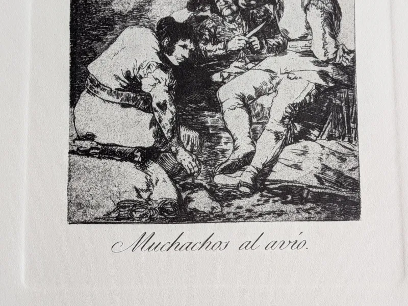 New Pamono Francisco de Goya, Los Caprichos, Plate 11, Etching