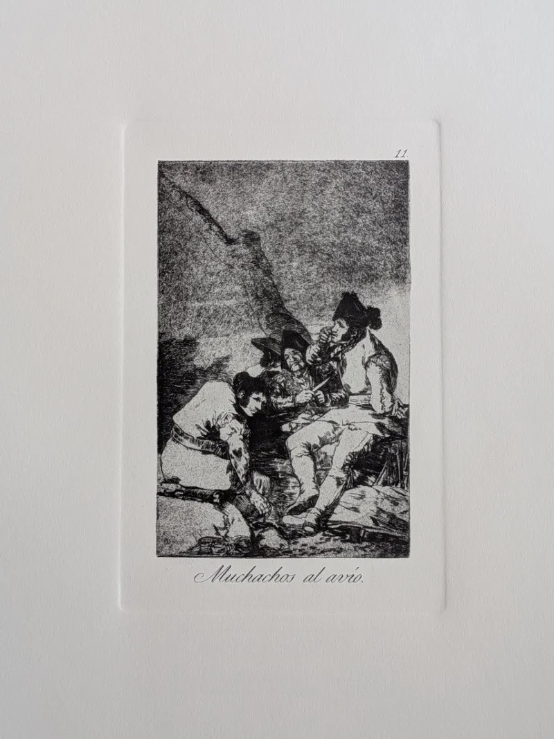 New Pamono Francisco de Goya, Los Caprichos, Plate 11, Etching