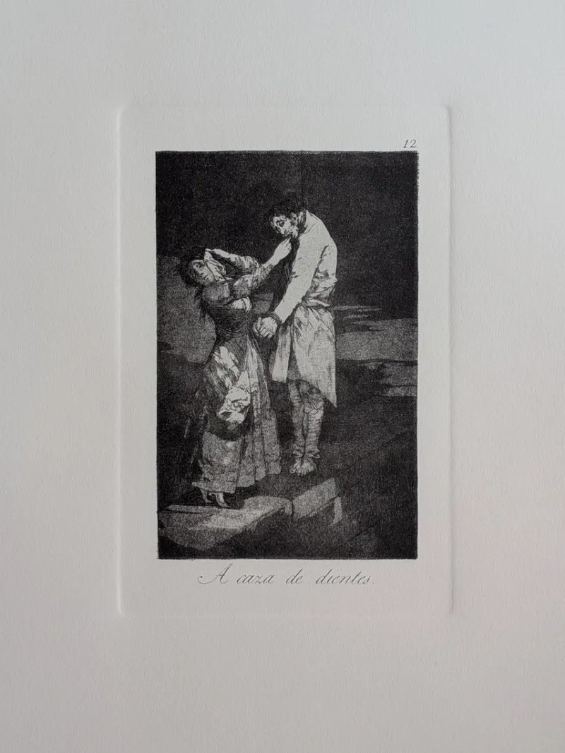Pamono Francisco de Goya, Los Caprichos, Plate 12, Etching> Classical|Prints & Multiples
