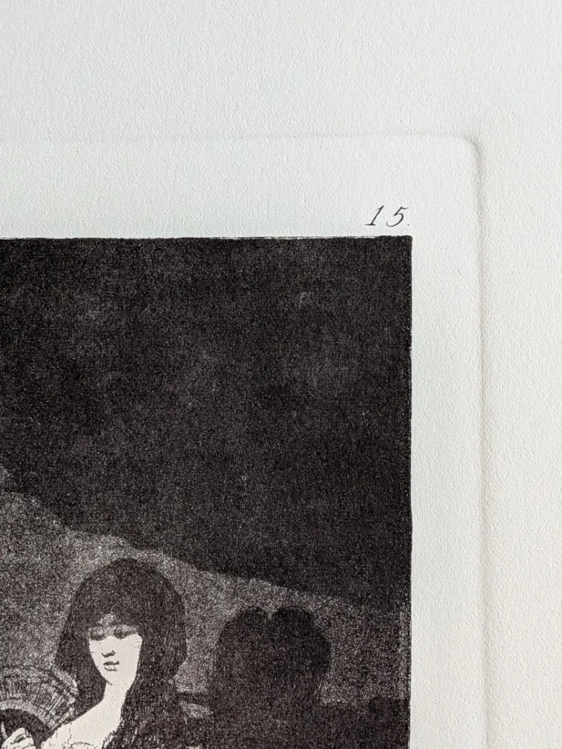 Pamono Francisco de Goya, Los Caprichos, Plate 15, Etching> Classical|Prints & Multiples