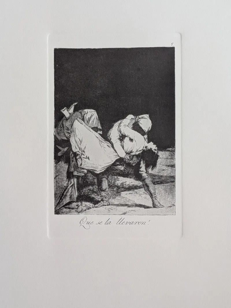 Pamono Francisco de Goya, Los Caprichos, Plate 8, Etching> Classical|Prints & Multiples