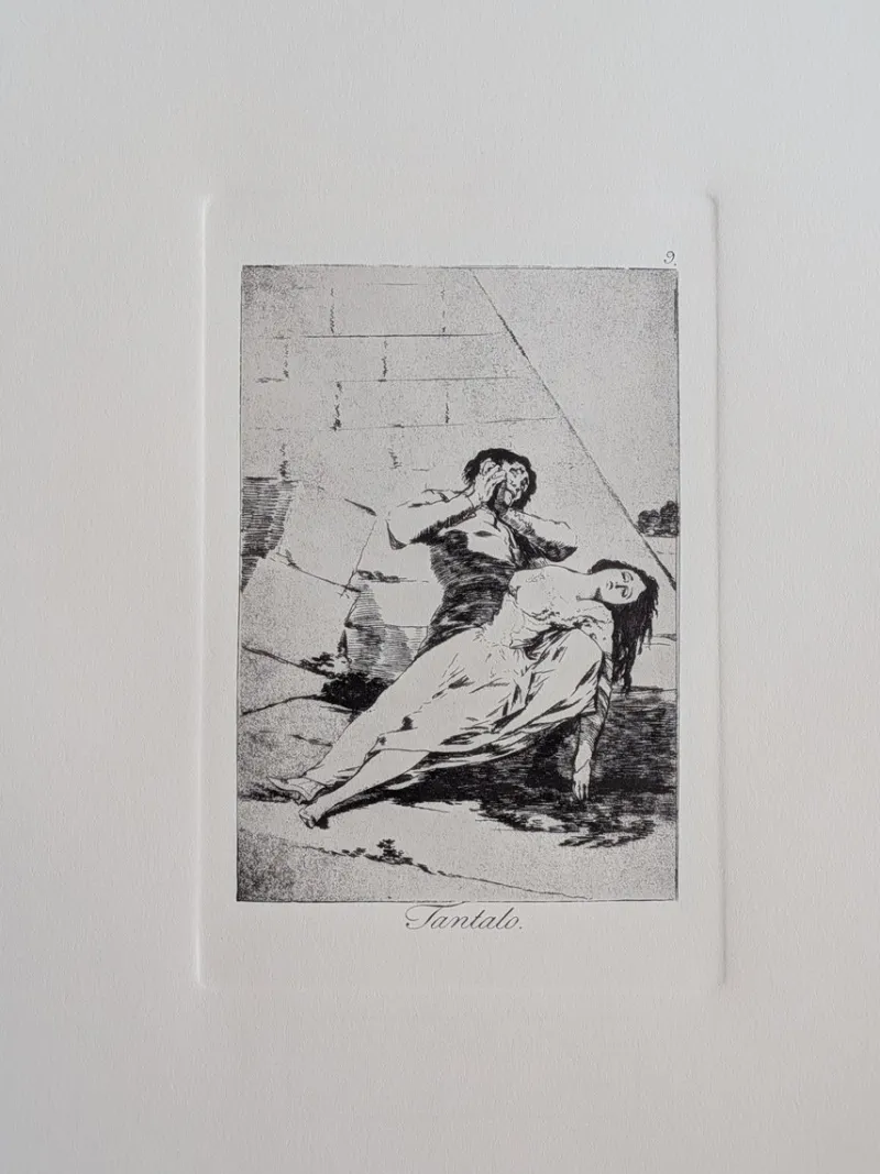 Pamono Francisco de Goya, Los Caprichos, Plate 9, Etching> Classical|Prints & Multiples