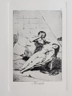 Pamono Francisco de Goya, Los Caprichos, Plate 9, Etching> Classical|Prints & Multiples
