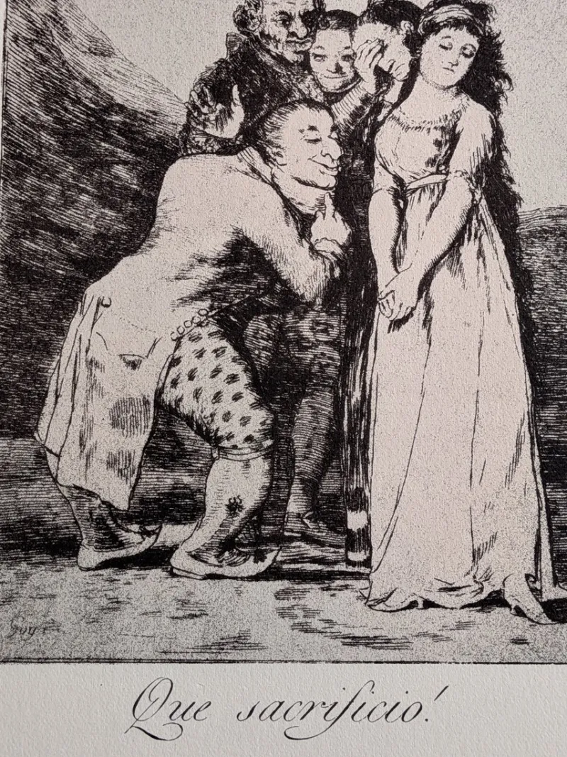 Pamono Francisco de Goya, Los Caprichos, Plate 14, Etching> Classical|Prints & Multiples