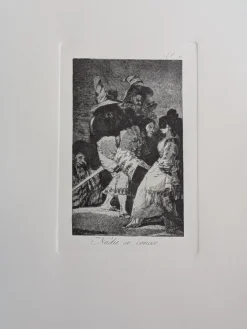 New Pamono Francisco de Goya, Los Caprichos, Plate 6, Etching