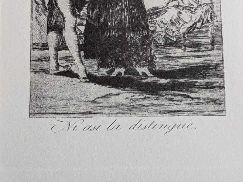 Pamono Francisco de Goya, Los Caprichos, Plate 7, Etching> Classical|Prints & Multiples