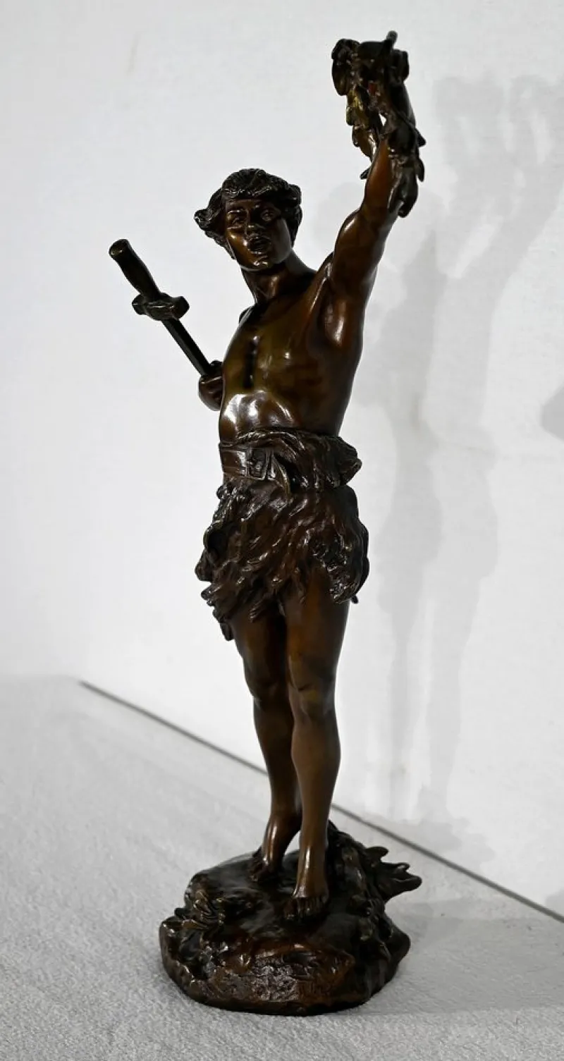 Pamono Franck Lemoine, Victoria, Early 1900s, Bronze> Art Nouveau