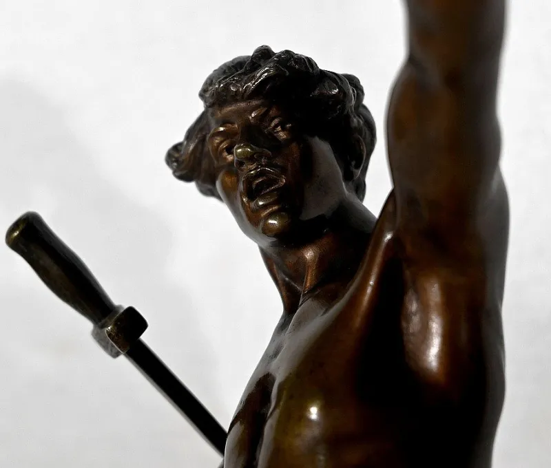 Pamono Franck Lemoine, Victoria, Early 1900s, Bronze> Art Nouveau