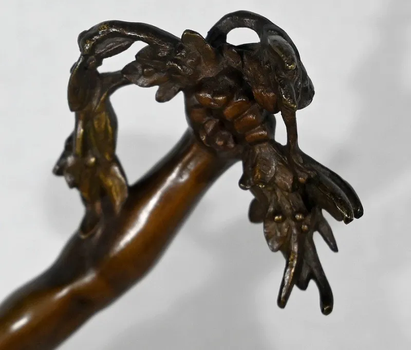 Pamono Franck Lemoine, Victoria, Early 1900s, Bronze> Art Nouveau