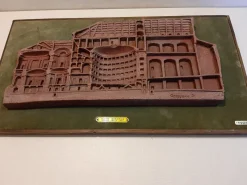 Pamono Franco Reggiani, Section of the Municipal Theatre of Reggio Emilia from 1857, 1970s, Terracotta> Sculpture