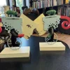 Pamono Frank Slabbinck (1942), Pair of Sculptures, Colors of Life & I Am Going There, Set of 2> Abstraction