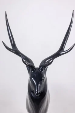 New Pamono François Pompon, Life-Size Stag Sculpture, 2006, Bronze