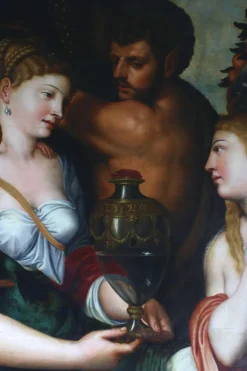 Outlet Pamono Frans Floris de Vriendt, Cup of Ceres, 16th-Century, Oil on Canvas, Framed