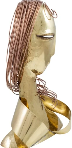 Pamono Franz Hagenauer, Female Bust, 1980s, Copper> Art Nouveau