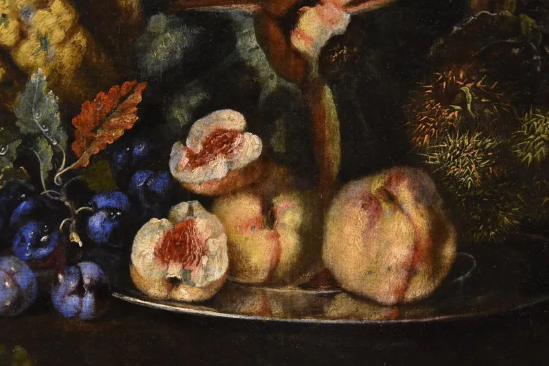 Clearance Pamono Franz Werner Von Tamm, Still Life with Fruit, 1700, Oil on Canvas, Framed