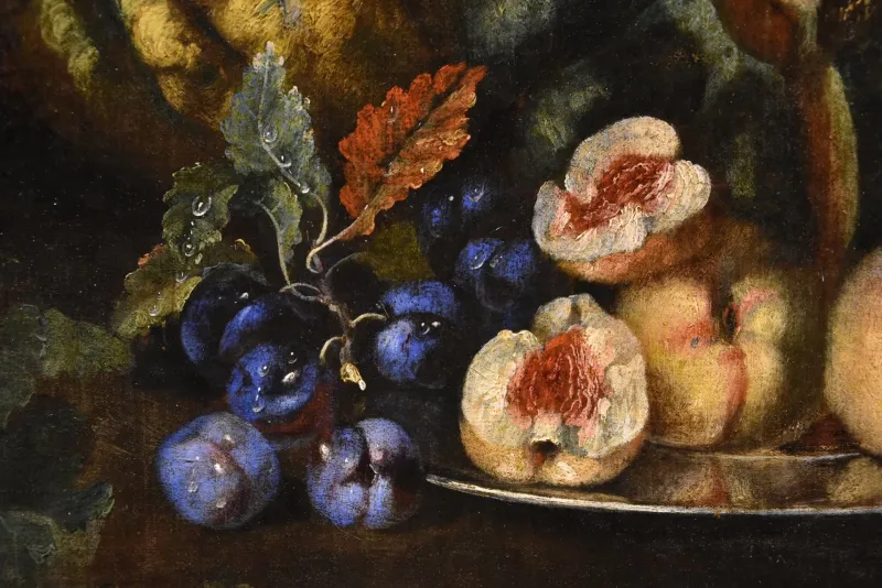 Clearance Pamono Franz Werner Von Tamm, Still Life with Fruit, 1700, Oil on Canvas, Framed