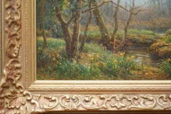 Discount Pamono Frederick Golden Short, Forest Woodland, 1920, Oil on Canvas